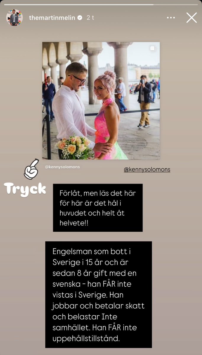 Vem påminner Martin Melin om vilka som styr över migrationspolitiken?