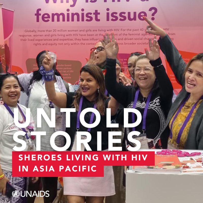 UNAIDS's tweet photo. From violence to funding cuts, Asia Pacific women living with HIV face old and new challenges.

Read the story of women living with HIV part of @ICWAPasiapac: https://t.co/czEdwhlijT