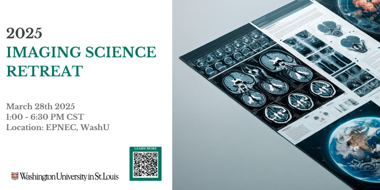 WashUMedMIR's tweet photo. Register for the 2025 Imaging Sciences Pathway Retreat! This day of learning brings together members of #WashU's cross-school, multidisciplinary imaging community for a research showcase: https://t.co/Icu6ao513g #imagingscience https://t.co/gAZxoorXIY