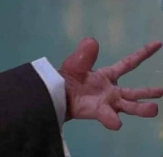 Yo: Diosito, este 2025 ahora si échame la mano.

La mano que me echa: