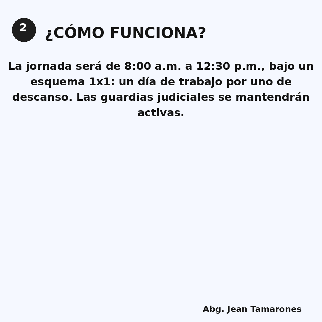 jtamarones's tweet photo. NUEVO HORARIO TSJ
Se implementa jornada especial 1x1 (8:00 a.m. - 12:30 p.m.) por ahorro energético en todos los tribunales de Venezuela.
Medida temporal, sin suspensión del servicio de justicia.

#ResoluciónTSJ #Medidatemporal #Venezuela #Últimahora https://t.co/bnzCO1UTb3