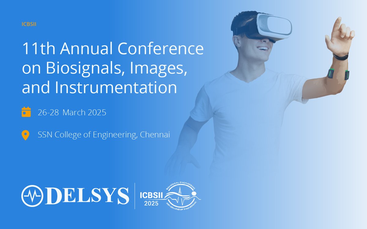 🤩 We’re proud to be a presenting sponsor at #ICBSII!

⚡Learn about uses of our HDsEMG technology from our Day 1 talk, “Beyond EMG- Motor Units and Applications of High-Density EMG”.
🏋 Stop by our booth to see our latest offerings in #EMG!

🔗 bit.ly/4c2rr5Z