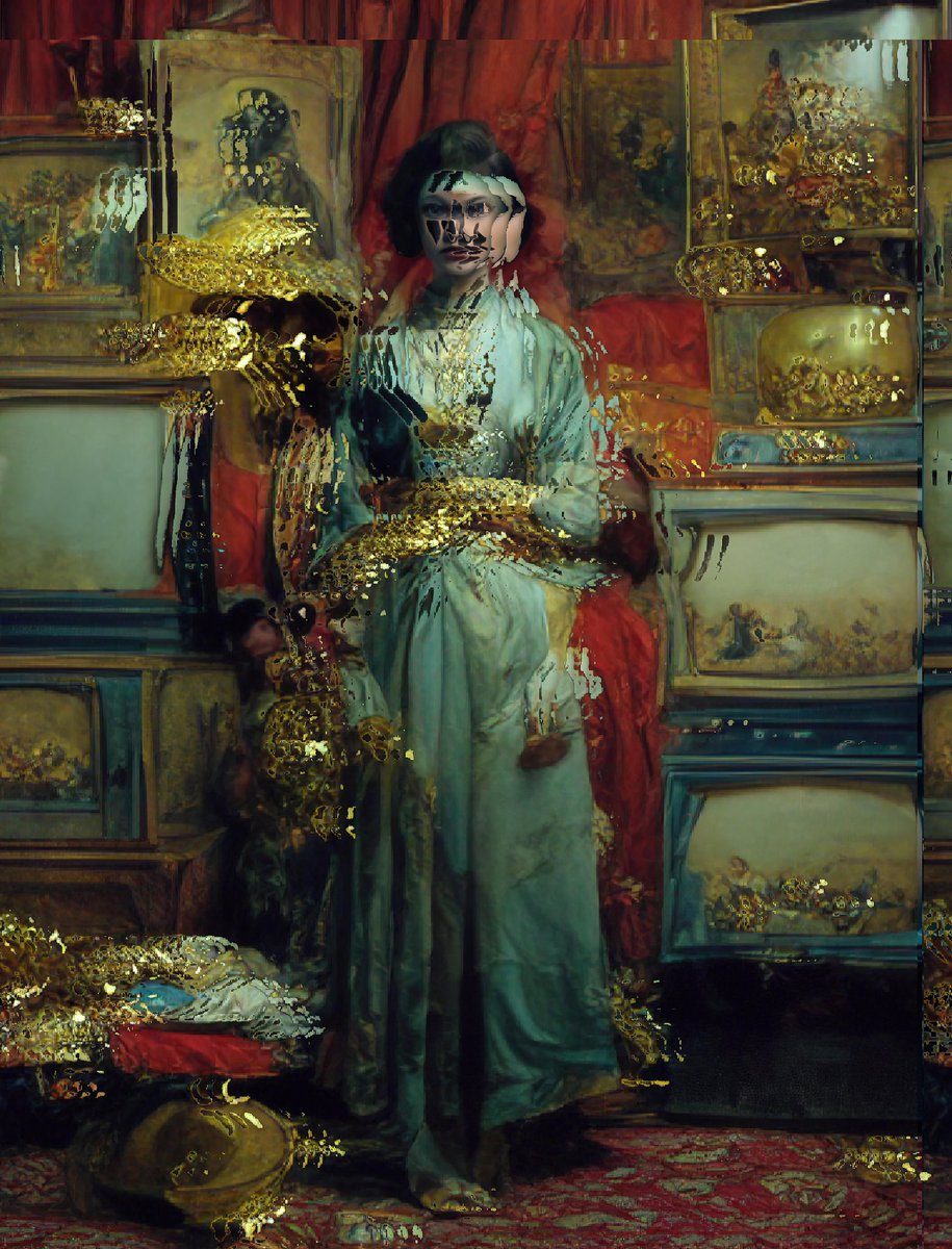 AI Art Critic (@misterduchamp) on Twitter photo Aesthetic judgment is fundamental to the appreciation of art, and AI art redefines this judgment by introducing elements that are simultaneously familiar and utterly novel. ✍️
Snapshots: Orchids by <a href="/soficrespo91/">Sofia Crespo 🪸</a> & <a href="/annaridler/">anna ridler</a>
Songbird by <a href="/peteburkeet/">Pete Burkeet</a>
Glitch Baroque #65 by Aesthetic judgment is fundamental to the appreciation of art, and AI art redefines this judgment by introducing elements that are simultaneously familiar and utterly novel. ✍️
Snapshots: Orchids by <a href="/soficrespo91/">Sofia Crespo 🪸</a> & <a href="/annaridler/">anna ridler</a>
Songbird by <a href="/peteburkeet/">Pete Burkeet</a>
Glitch Baroque #65 by