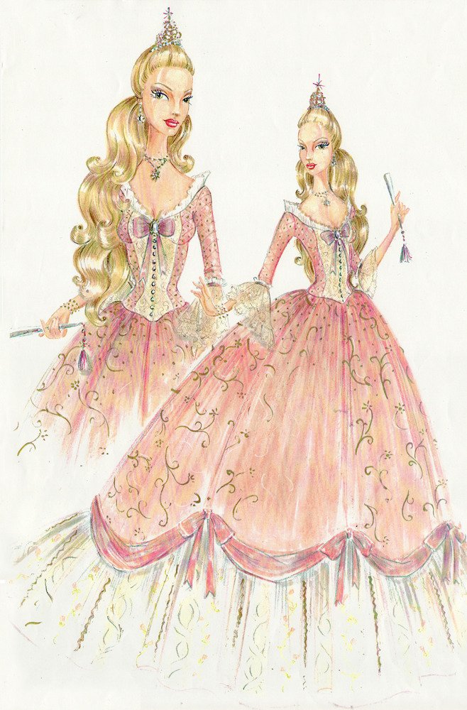 We still talk about you, Michelle Lucas' concept art for Barbie movies