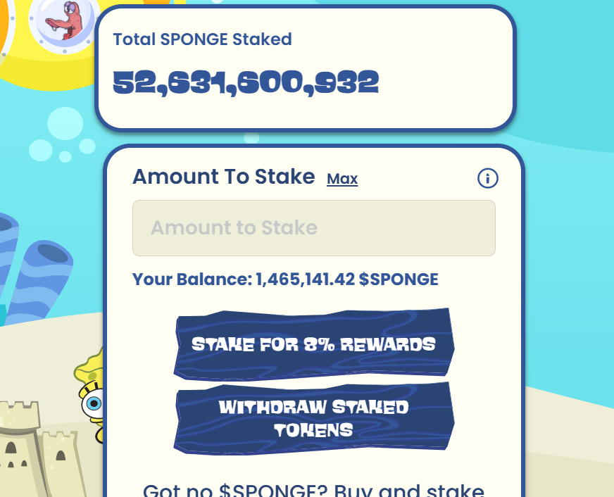 pleedy7022's tweet photo. @buttlescutter @daalen5114 @spongeoneth Ive staked them since months ago maybe like 6 months ago at least. look at the total sponge staked https://t.co/lGFB2FHGQL
