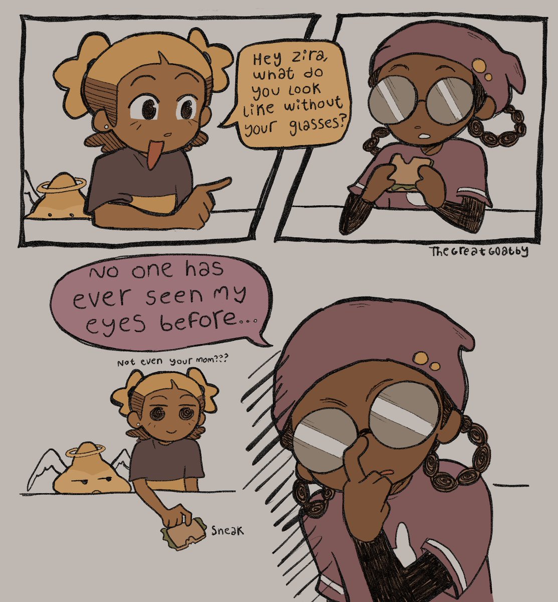 TheGreatGoatby's tweet image. what watching too much anime does to a mf (1/4) #idwtbamg