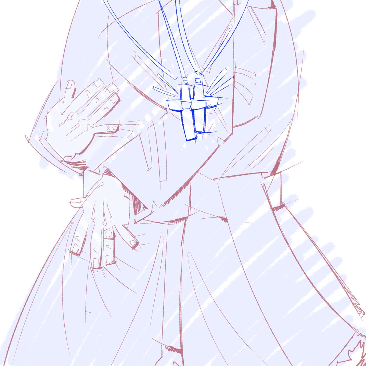 SmokerPanka's tweet photo. GO READ THIS MY GUYS 

I just stopped halfway through reading draft of this fic, reached for tablet and drew a small sketchy illustration because it was so good

Crosses kissing

#lawrellini #conclave https://t.co/EhNTkTHW7W
