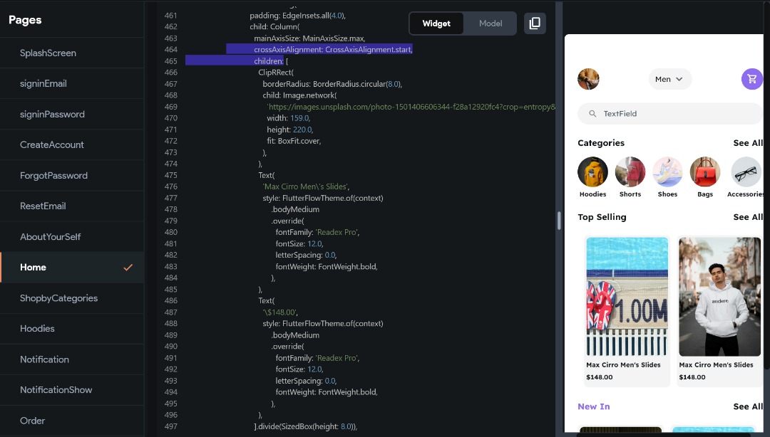 Thetechguy_dev's tweet image. I worked on the Clothe shopping from frontend through backend using @flutterflow it was awesome. 

@design_nocodeio @hiayoola @kellykashB @whos_wac @BitcoinliveDBJD