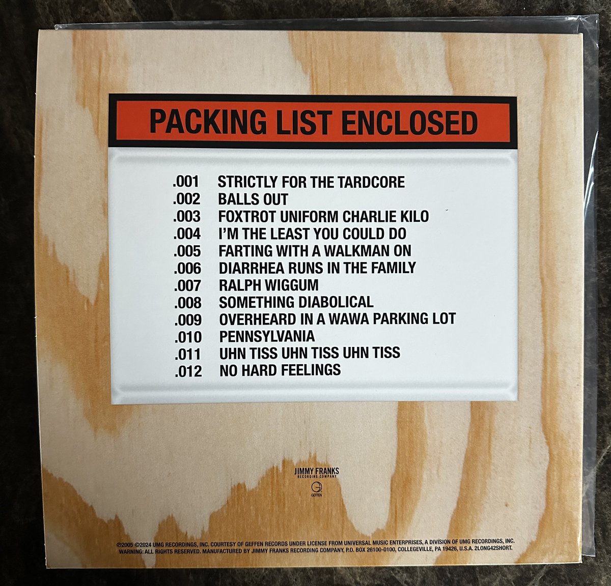 DarthCobra_213's tweet photo. @jimmypop this is the fastest I’ve ever received a vinyl after it was announced!! Can’t wait to drop the needle on this one! Thanks! #heftyfine #bloodhoundgang #vinyl #hotfatdudes #dadbods https://t.co/sway2bWHk5