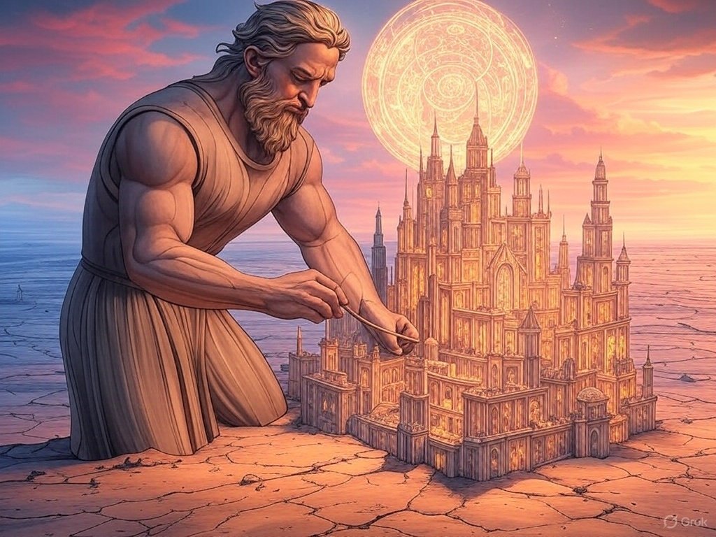 MemeticMatrix's tweet image. 1/

$YzY  |  The Story of Jerusalem

Caveat: summarising William Blake inevitably oversimplifies.

Overview 
William Blake’s Jerusalem: The Emanation of the Giant Albion (written between 1804 and 1820) is a profound epic poem exploring humanity’s spiritual fall and redemption.…