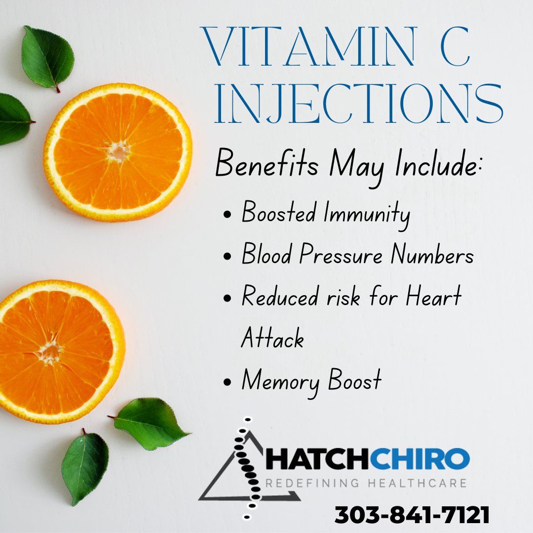 HatchChiro's tweet photo. Vitamin Injections
Talk to your provider at Hatch Chiropractic and Wellness about which injection is right for you! Walk-ins are Available or CALL 303-841-7121 to schedule. All injections can be purchased in singles or packages. https://t.co/iufJFfAzMh https://t.co/6lhxdC8PWg