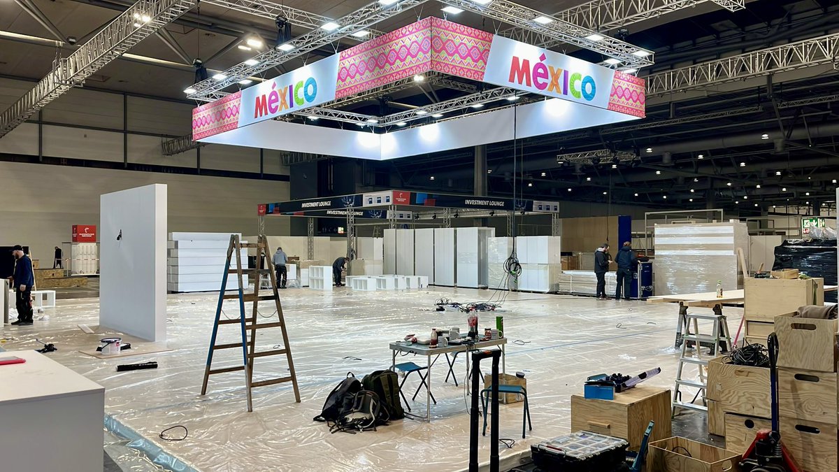 🇲🇽✨ ¡México ya está presente en <a href="/hannover_messe/">HANNOVER MESSE</a> 2025! ✨🇩🇪

Nos encontramos en #Hannover, #Alemania, donde el Pabellón de #México ya está tomando forma para representar lo mejor de nuestra industria, innovación y talento ante el mundo. 🌎🔧🚀

Muy pronto, gobiernos estatales y