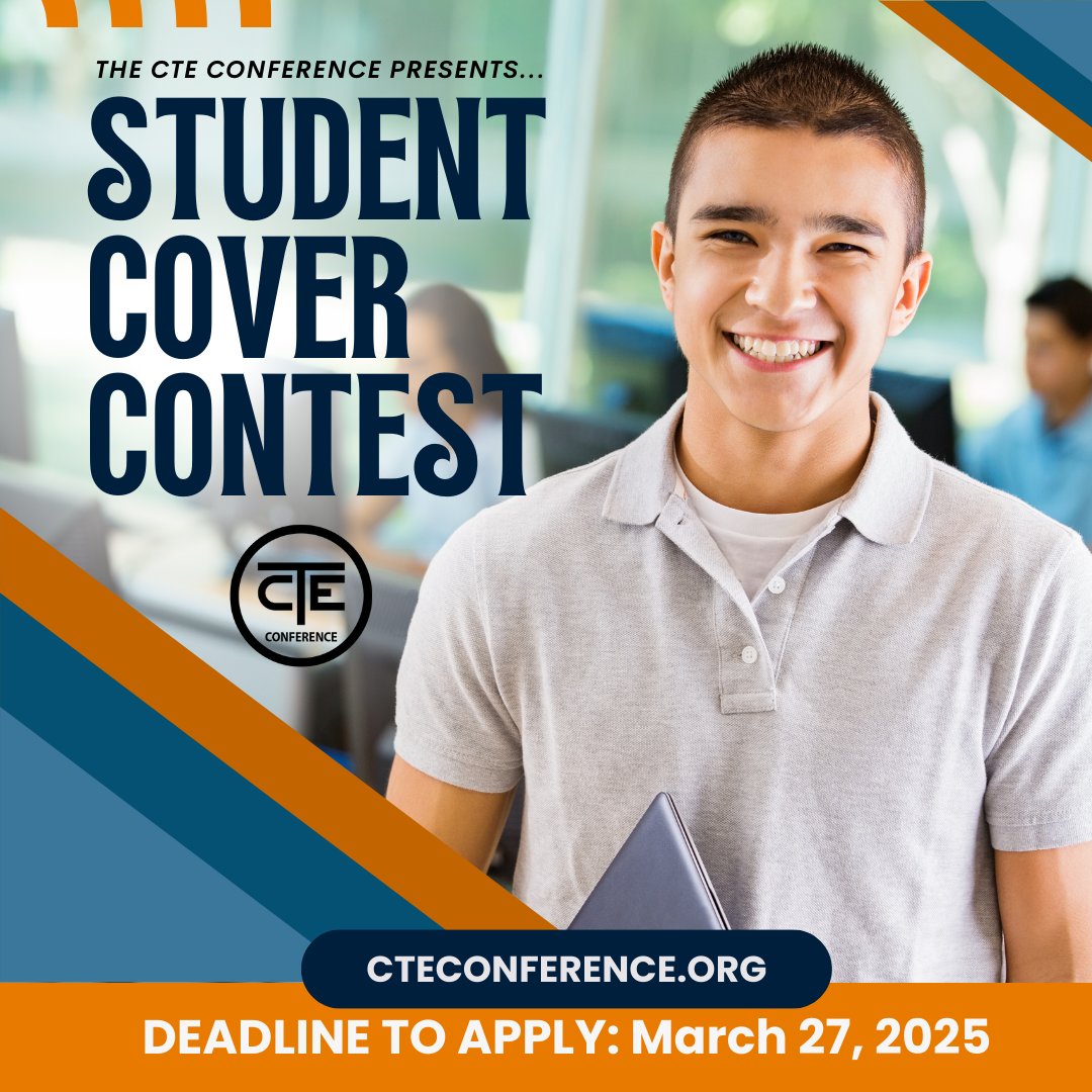 CAROCP (@carocp_cte) on Twitter photo Arts, Media, and Entertainment Teachers/Admin: The deadline for students to submit their cover design for the 2025 CTE Conference is this Thursday, March 27 at 4 PM. Have your student's artwork featured at a statewide event celebrating #CTE innovation! ow.ly/m8uE50VnN4q Arts, Media, and Entertainment Teachers/Admin: The deadline for students to submit their cover design for the 2025 CTE Conference is this Thursday, March 27 at 4 PM. Have your student's artwork featured at a statewide event celebrating #CTE innovation! ow.ly/m8uE50VnN4q
