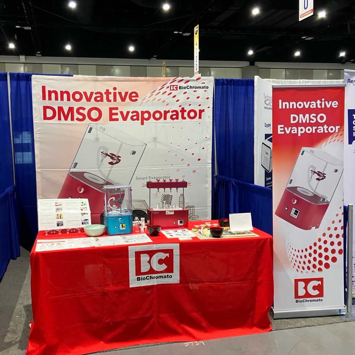 BioChromatoInc's tweet image. Hello from #ACS Spring 2025 in San Diego!
Visit us at the BioChromato booth to see our Innovative DMSO Evaporator in action!