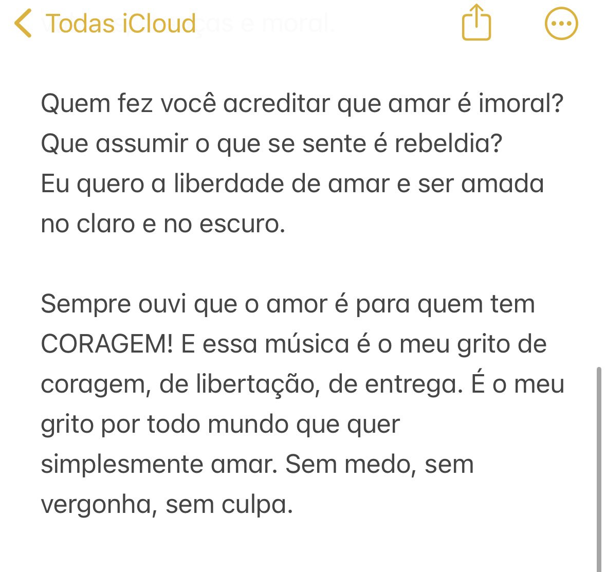 quem fez você acreditar que amar é imoral?
