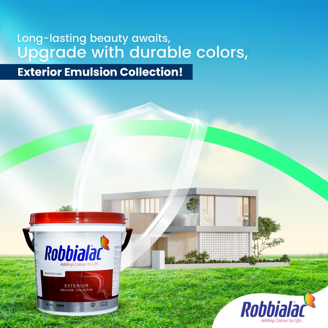 robbialaclk's tweet image. Transform your home's exterior with durable colors and long-lasting beauty from Robbialac Exterior Emulsion Collection.

Discover more: lankemrobbialac.lk/product-catego…

#robbialac #exterioremulsion #exteriordesign #robbialacpaints #renewwithrobbialac #robbialaclk #rbl #srilanka #lka