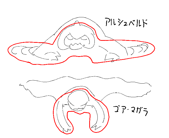 アルシュベルドは顔、腕、鎖刃の大きさがあいまって当てやすいがゴアは小顔で手足も細いからすっげーあてづらい 