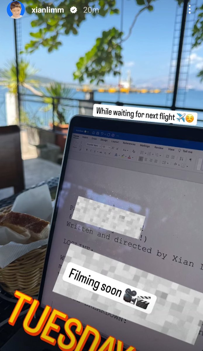 CuddlesJackie's tweet photo. Direk @XianLimm is back! 📽
Congrats on the new project 🙌
#workinprogress #whilewaiting✈️
@topfliteacademy https://t.co/0RpnjbyYXw