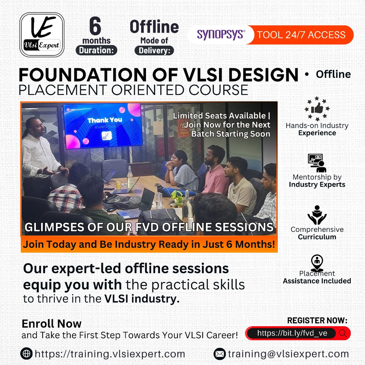 vlsi_expert's tweet image. ✨ Dreams Turned Reality!
✨ At VLSI EXPERT, we shape careers in VLSI.
Next batch starts April 5th—secure your spot!
🎥 Hear from our students: zurl.co/2XjSM
🔗 Register: zurl.co/oNegX
#VLSIXEPERT