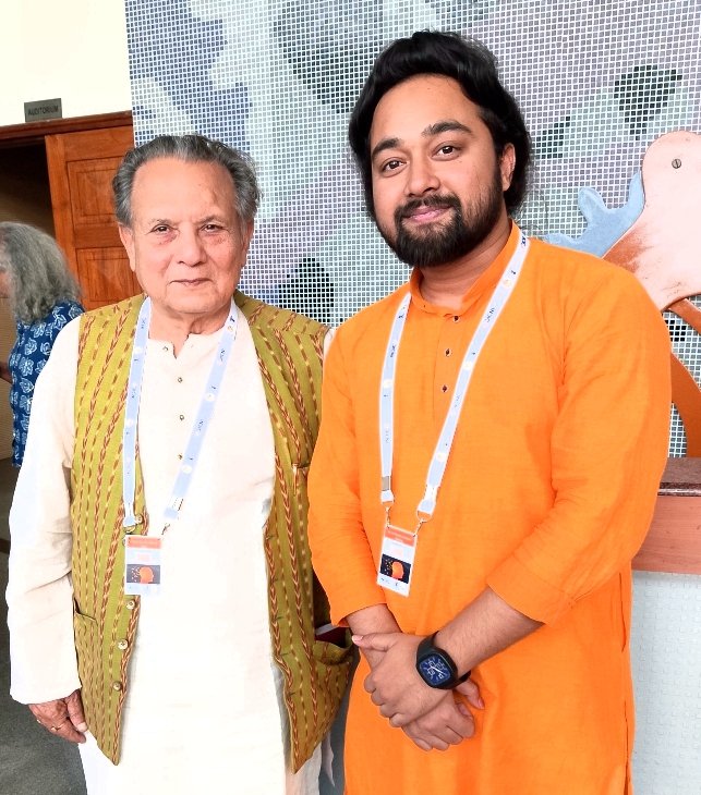 tirthaforyou's tweet image. One of the greatest scholars of Indian aesthetics in our generation, Padma Shri Bharat Gupt ji! ☺️🙏