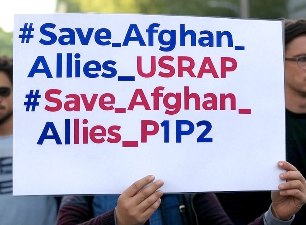 Siawash (@kabulhazaraboy) on Twitter photo Exempting Afghan allies from the USRAP suspension isn’t just policy—it’s a reaffirmation of America’s honor, strength, and humanity. Stand with Afghan allies!
Don’t let politics stand in the way!
#SaveAfghanAlliesInPak_Afghanistan <a href="/SecRubio/">Secretary Marco Rubio</a> <a href="/Sec_Noem/">Secretary Kristi Noem</a> <a href="/PeteHegseth/">Pete Hegseth</a> <a href="/MikeWaltz47/">Mike Waltz</a> Exempting Afghan allies from the USRAP suspension isn’t just policy—it’s a reaffirmation of America’s honor, strength, and humanity. Stand with Afghan allies!
Don’t let politics stand in the way!
#SaveAfghanAlliesInPak_Afghanistan <a href="/SecRubio/">Secretary Marco Rubio</a> <a href="/Sec_Noem/">Secretary Kristi Noem</a> <a href="/PeteHegseth/">Pete Hegseth</a> <a href="/MikeWaltz47/">Mike Waltz</a>