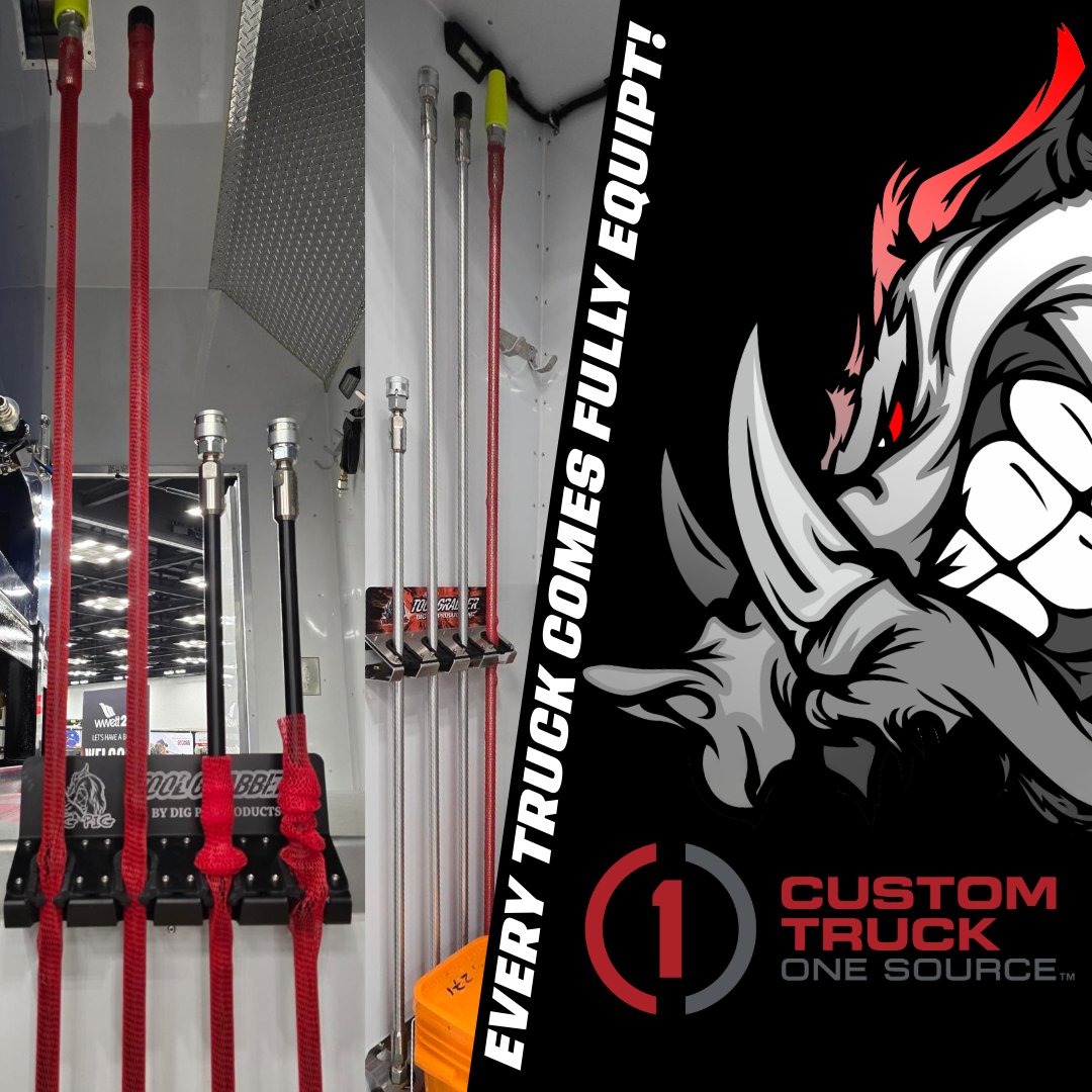 Built for operators. Powered by pros.

Every Custom Truck One Source hydrovac rolls off the line fully equipped with Dig Pig Products—because when you're powering the people who strengthen our nation's infrastructure, you don't skimp on the tools.