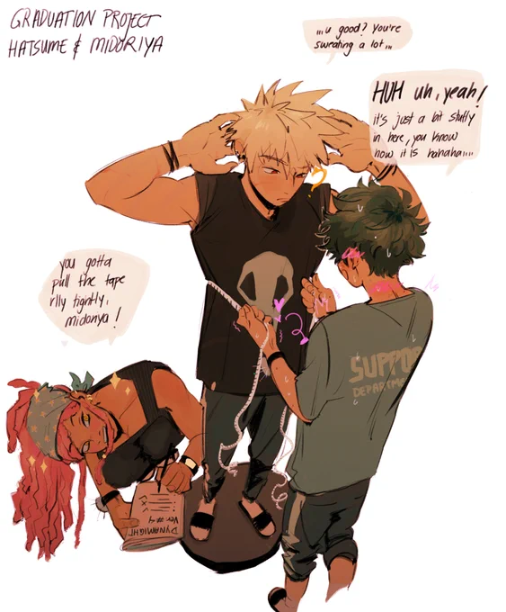 this was such a fun request, i wish mei had been a part of deku's friend group </3 