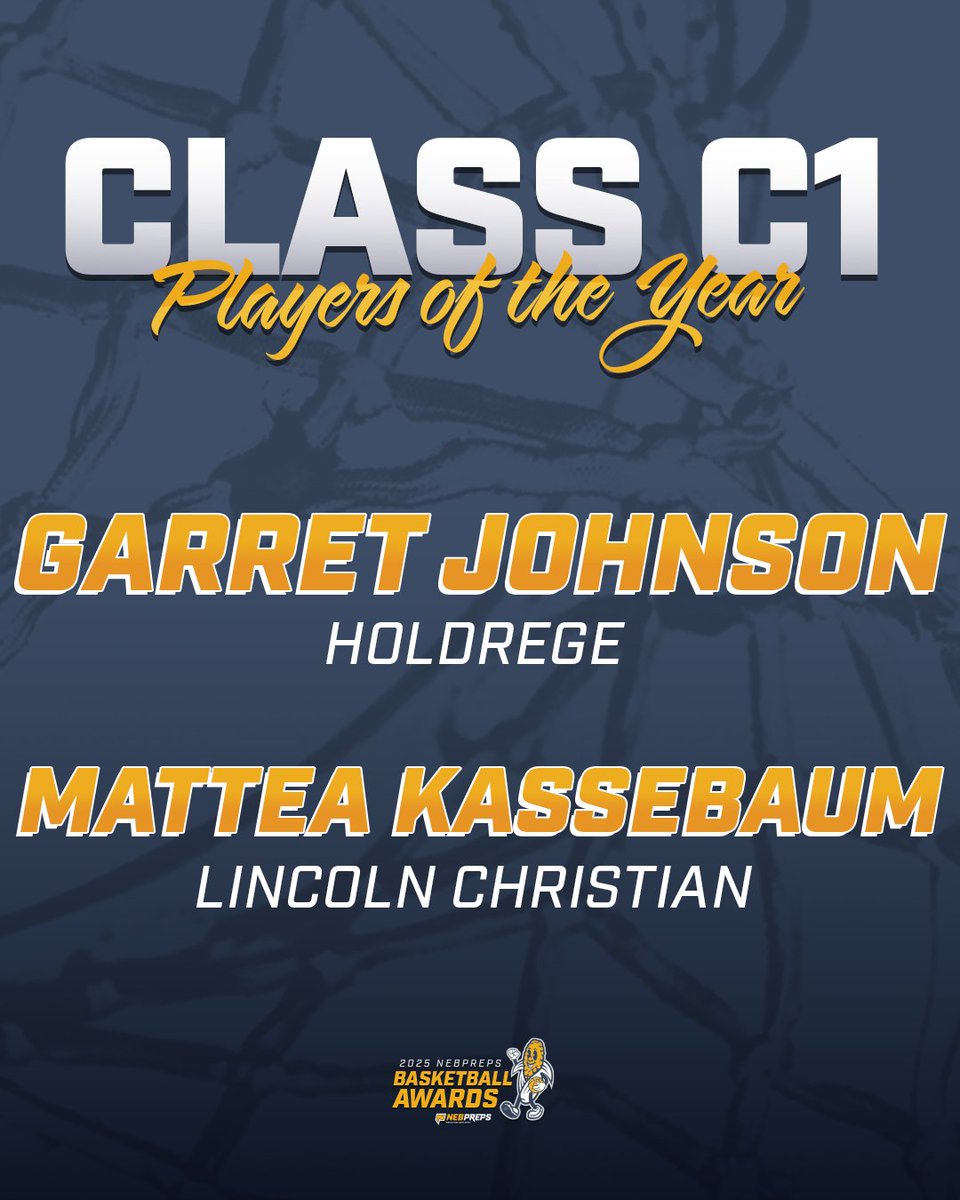 nebpreps (@thenebpreps) on Twitter photo Your NebPreps Basketball Award winners from Class C1!
Garret Johnson → <a href="/HoldregeDusters/">Holdrege Public Schools</a>
<a href="/kassebaum323/">Mattea Kassebaum</a> → <a href="/Linc_Christian/">Lincoln Christian</a>
#nebpreps Your NebPreps Basketball Award winners from Class C1!
Garret Johnson → <a href="/HoldregeDusters/">Holdrege Public Schools</a>
<a href="/kassebaum323/">Mattea Kassebaum</a> → <a href="/Linc_Christian/">Lincoln Christian</a>
#nebpreps