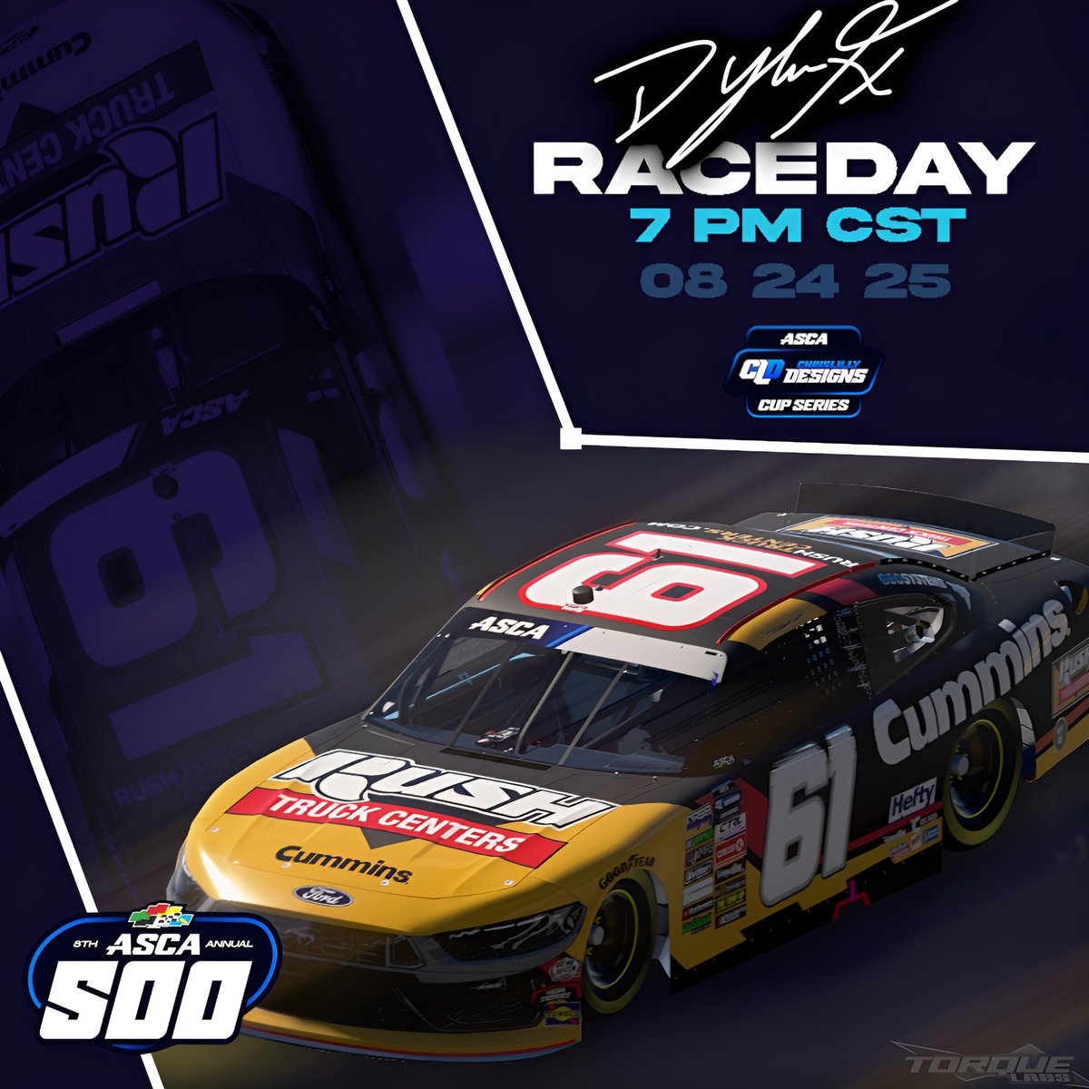 TorqueLabs's tweet image. Tonight. 
youtube.com/@ASCARacing
@ascairacing