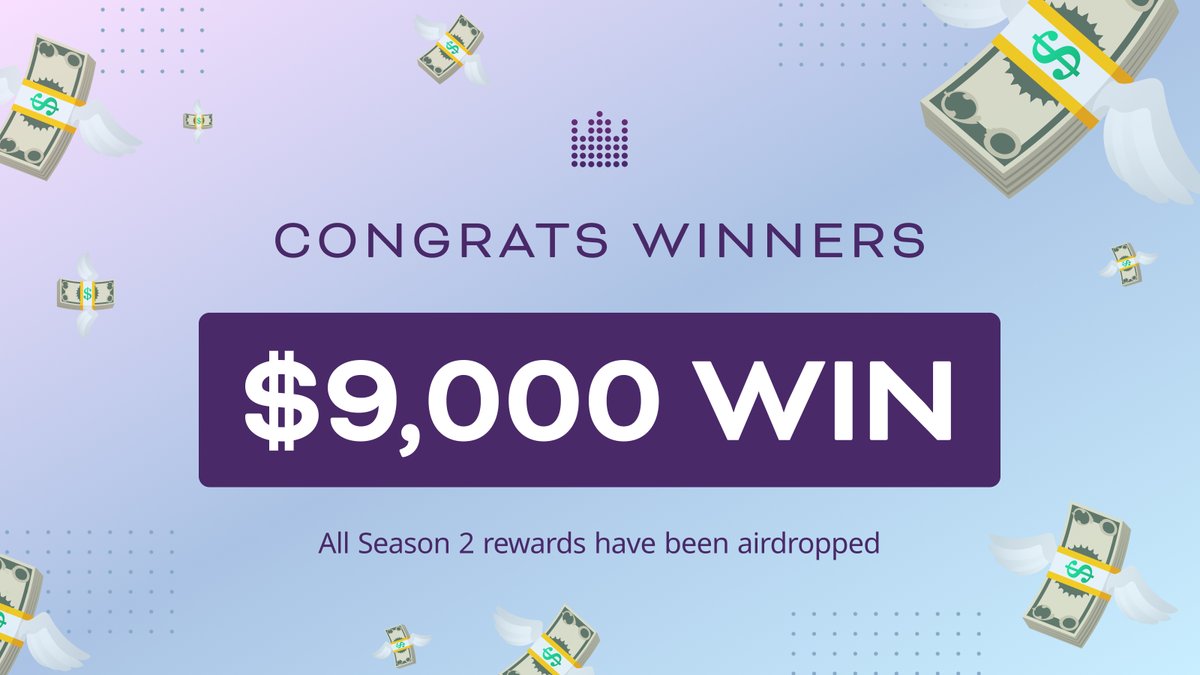 $9,000 IN PRIZES—PAID OUT! 💸

Over $9K awarded for promos and campaigns during Season 2!

✅ All Galxe $USDC prizes delivered!
✅ All Moonshot prize winnings sent!

Huge thanks to everyone who participated... this is just the beginning!

The next chapter of MOJO ID is coming!