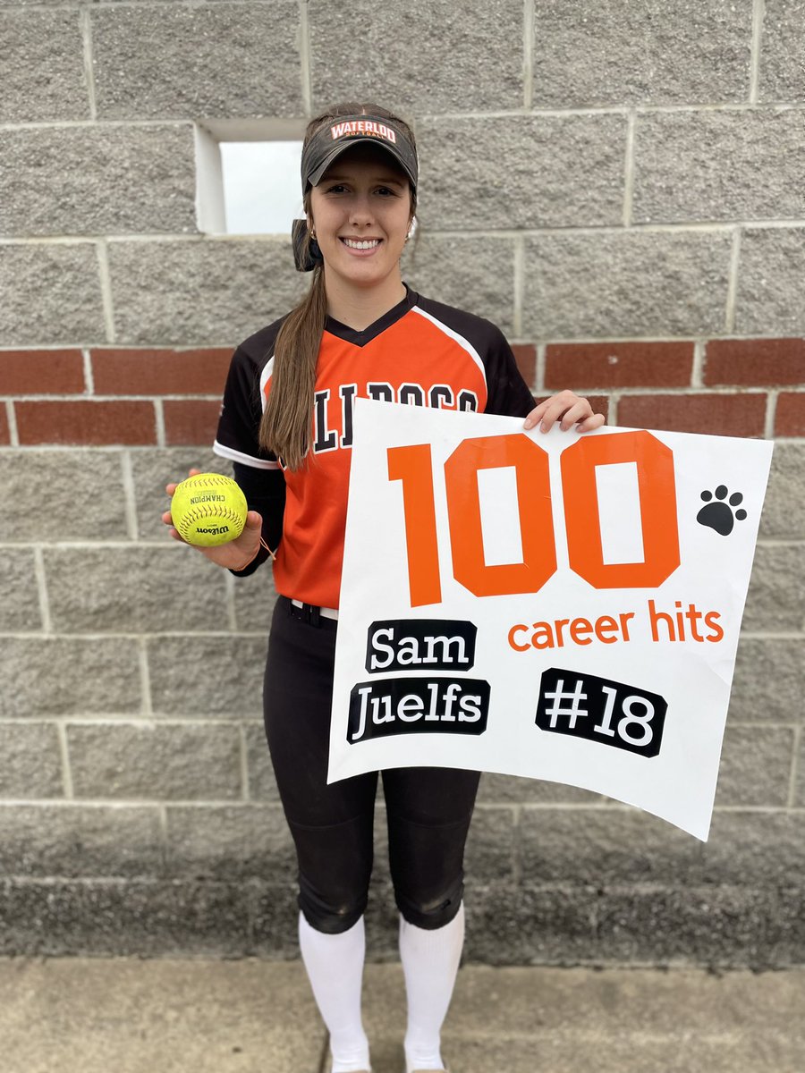 Got my 100th career hit and a home run in tonight’s W!! 🧡🐾 <a href="/WHSsball/">WHS Softball</a> <a href="/coachsummera/">Summer Shockley-Anagnostopoulos</a> <a href="/MikeAnagno/">Michael Anagnostopoulos</a> <a href="/Miners_SB/">S&T Softball</a>