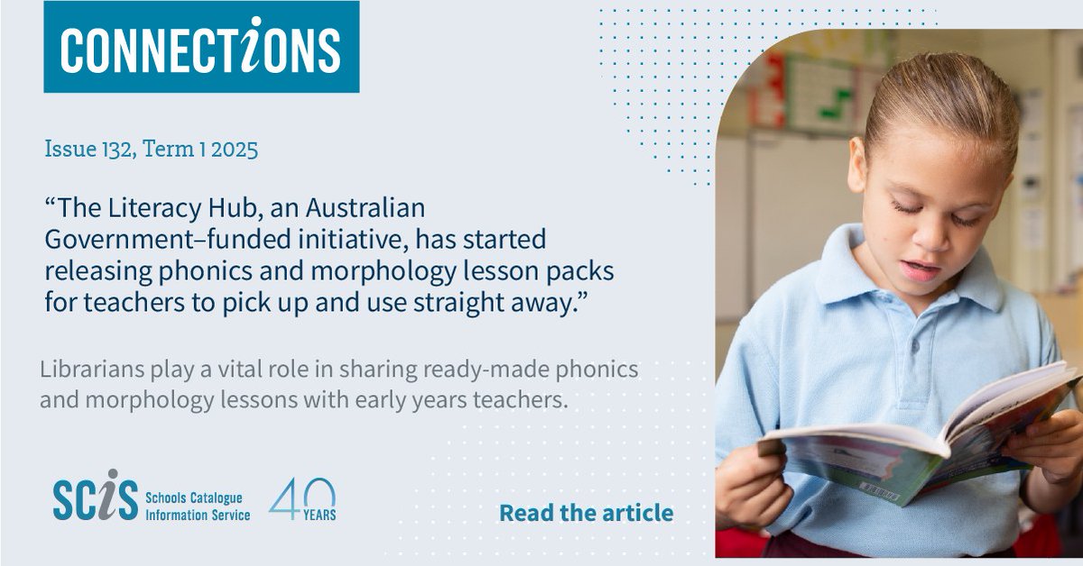 The Literacy Hub's new Systematic Synthetic Phonics lesson packs for F-2 educators include slides, teacher notes, student sheets and progress tools.

The team recently shared with <a href="/scisdata/">SCIS</a> how educators and librarians can use the packs.

Read now: scisdata.com/connections/is…