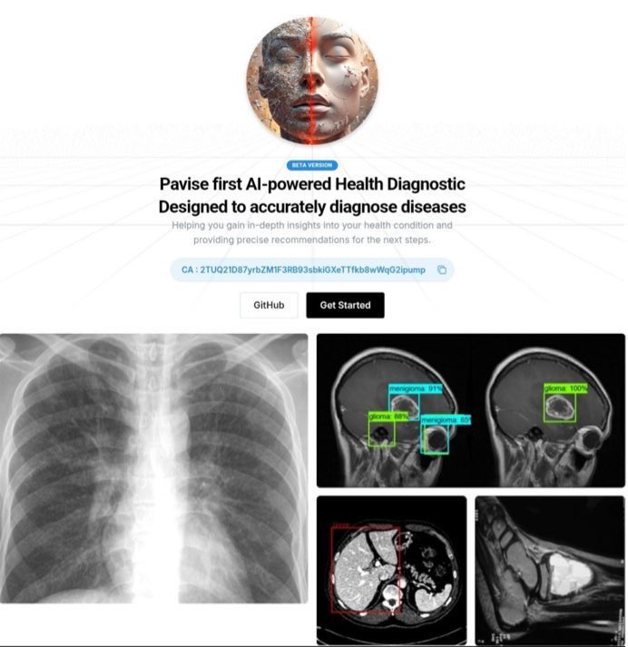 apeviking's tweet image. $PAVISE The 1st AI-powered health diagnostic revolution!  AI-driven healthcare with blockchain security. Transparent, efficient, and accessible for all. Coming soon to App Store &amp;amp; Play Store!  

2TUQ21D87yrbZM1F3RB93sbkiGXeTTfkb8wWqG2ipump
#PAVISE #AIHealth #Healthcare #AI