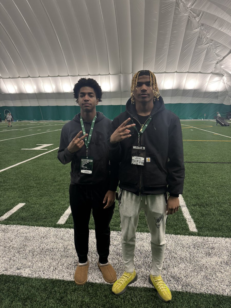 Jaylen Lilly (@j4yyyy2) on Twitter photo I had a terrific time at Eastern Michigan University! Loved the energy!!
<a href="/CoachSchon/">Coach Schon</a>
<a href="/CoachOmli/">Tate Omli</a>
<a href="/btroher14/">Bryce Troher</a> I had a terrific time at Eastern Michigan University! Loved the energy!!
<a href="/CoachSchon/">Coach Schon</a>
<a href="/CoachOmli/">Tate Omli</a>
<a href="/btroher14/">Bryce Troher</a>