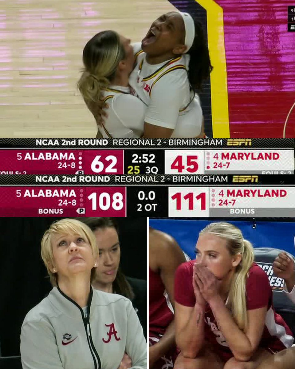 What a comeback. What a game.

The Maryland women join the Maryland men in the Sweet 16 after two thrillers!