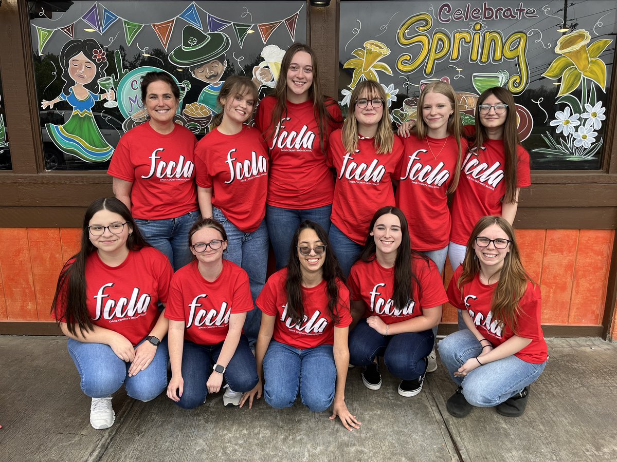 Dade County CTAE (@dade_ctae) on Twitter photo What an awesome group to represent Dade County.
Best of luck as these young leaders compete at the FCCLA State Leadership Conference. #teamdadega <a href="/DadeCoHigh/">Dade County High</a> <a href="/TrentonGANews/">Trenton Daily News</a> What an awesome group to represent Dade County.
Best of luck as these young leaders compete at the FCCLA State Leadership Conference. #teamdadega <a href="/DadeCoHigh/">Dade County High</a> <a href="/TrentonGANews/">Trenton Daily News</a>