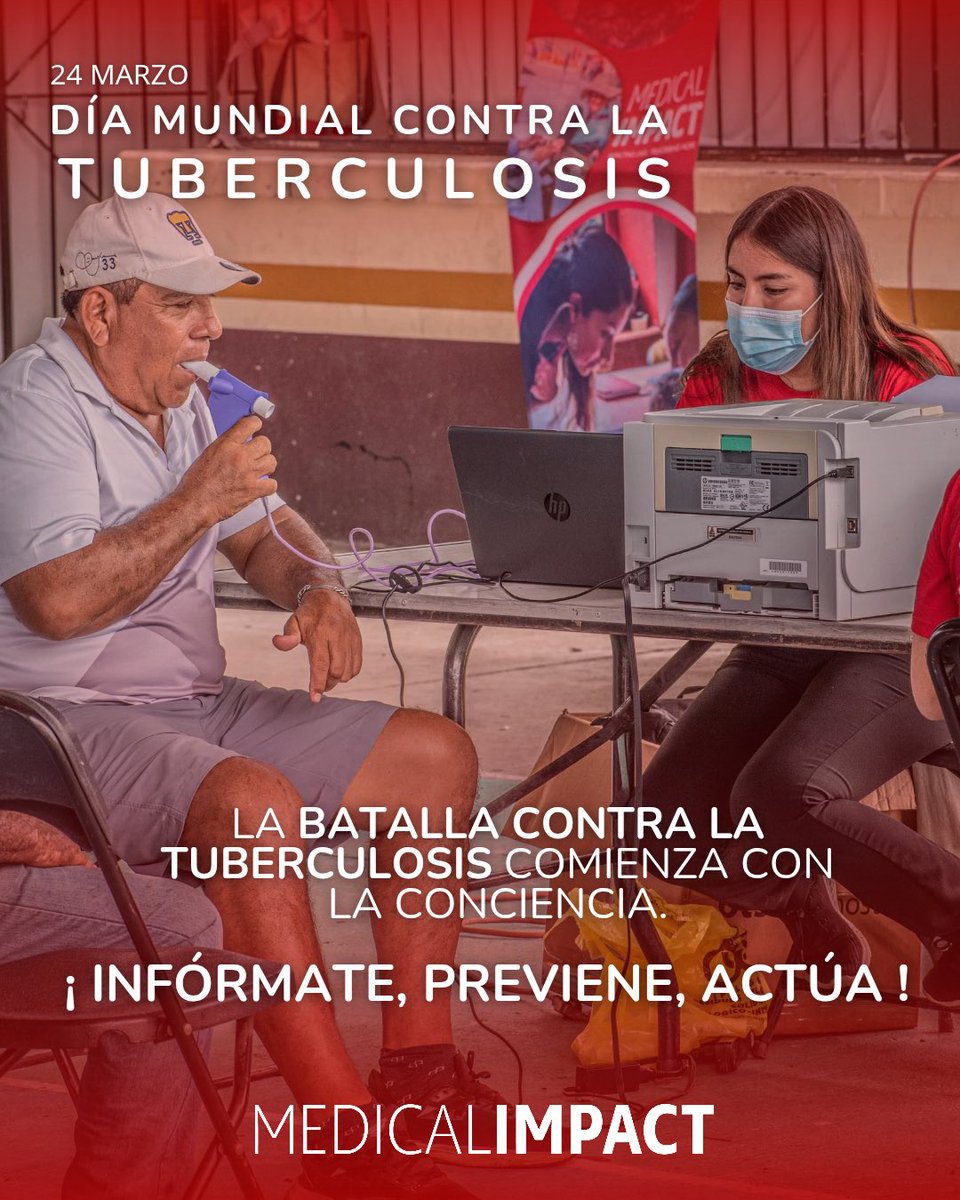 Cada año, millones de personas son diagnosticadas con tuberculosis, una enfermedad prevenible y curable.

🔬 La detección temprana y el tratamiento adecuado salvan vidas.💪

📍 Infórmate, protégete y apoya la lucha contra la tuberculosis.