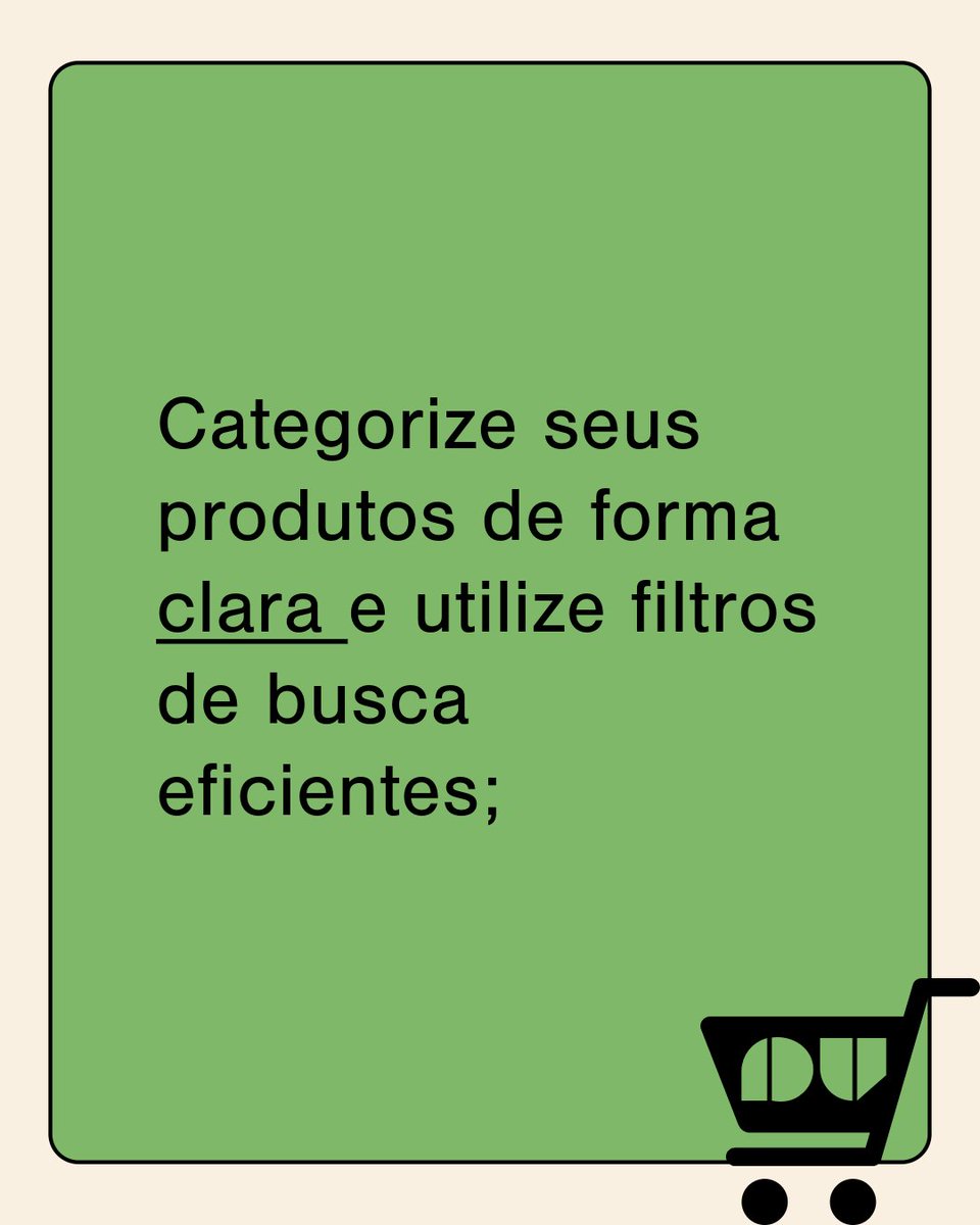 danieldevargas's tweet photo. Facilite a vida do seu cliente. A experiência de compra na sua loja deve ser fácil e fluida. Siga meu perfil para mais dicas de como vender mais no seu e-commerce. https://t.co/7MV2qstxbB