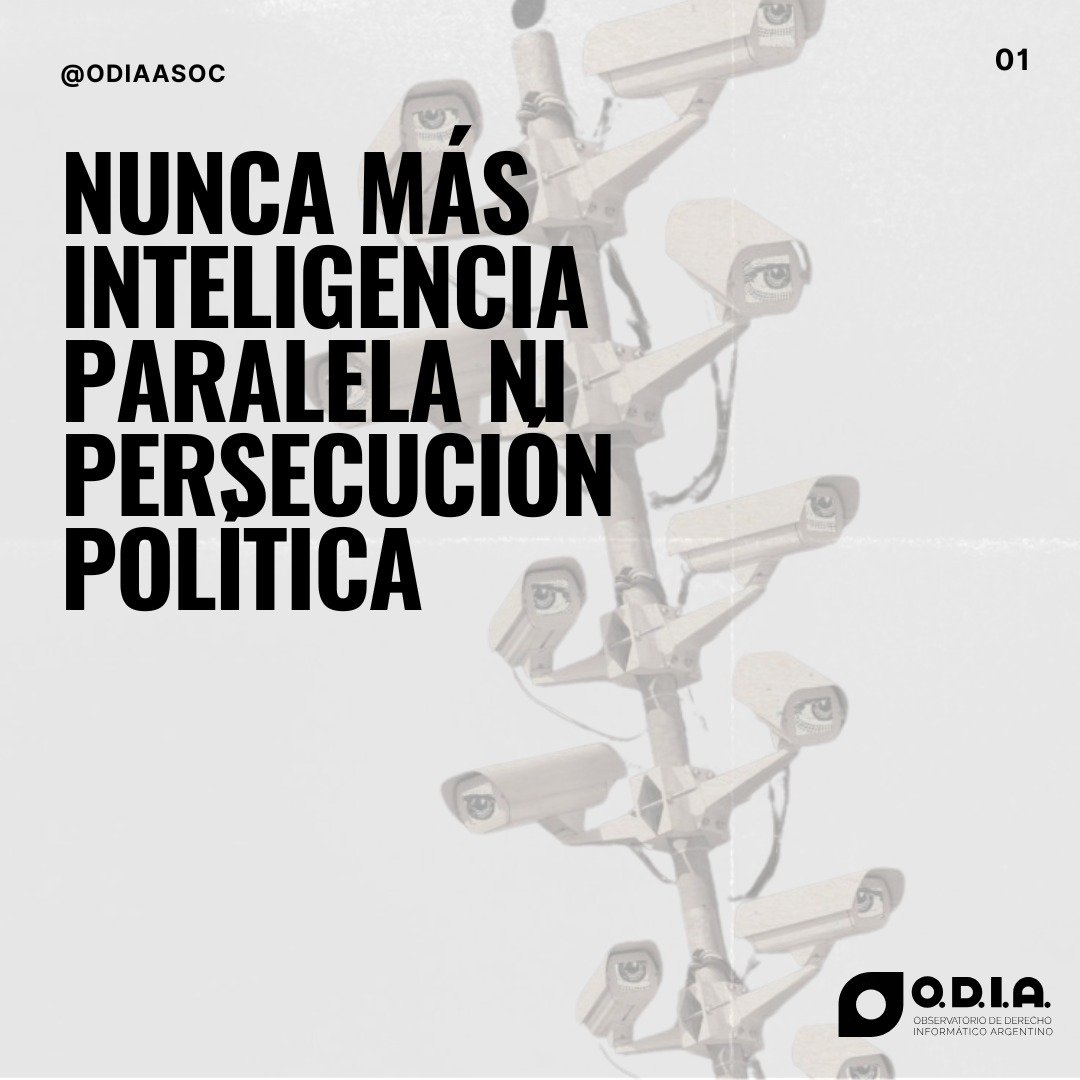 ODIAasoc's tweet photo. Este 24 nos sumamos a hacer #Memoria  y afirmar que #NuncaMasEsNuncaMas .

No al uso de #InteligenciaArtificial para el #ciberpatrullaje y el perfilamiento de la ciudadanía. https://t.co/FSvm6rN8Gc