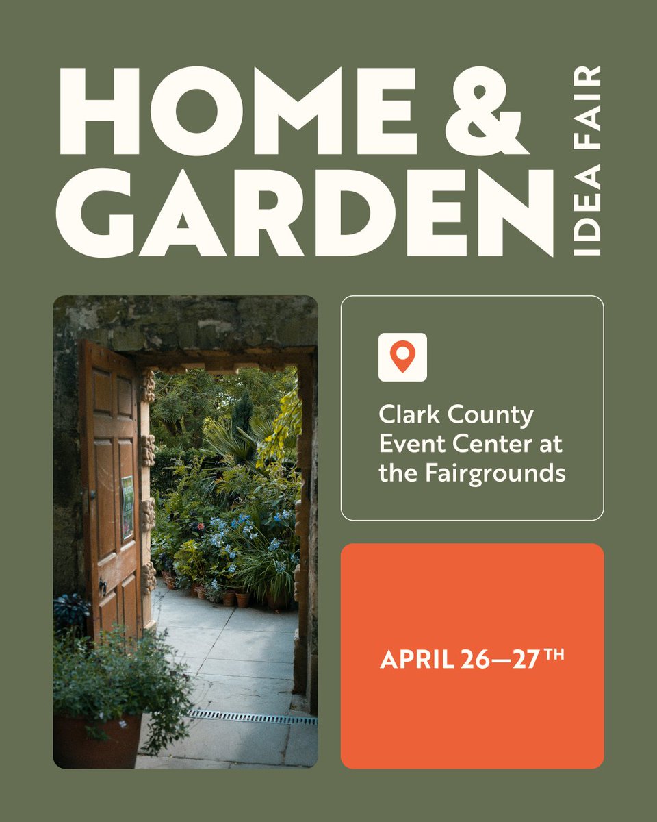 homemasters's tweet photo. Join us at the 2025 Home &amp; Garden Idea Fair! 

📍 Clark County Event Center
📆 Saturday &amp; Sunday, April 26th-27th
⌚️ 9am-5pm
🚙 $6 parking, FREE admission!

https://t.co/k8qzKqkilm

#homemasters #homecareexperts #homemaintenance  #pnwhomecare #pnwhomes #portlandhomes https://t.co/R0R2dzEzbM