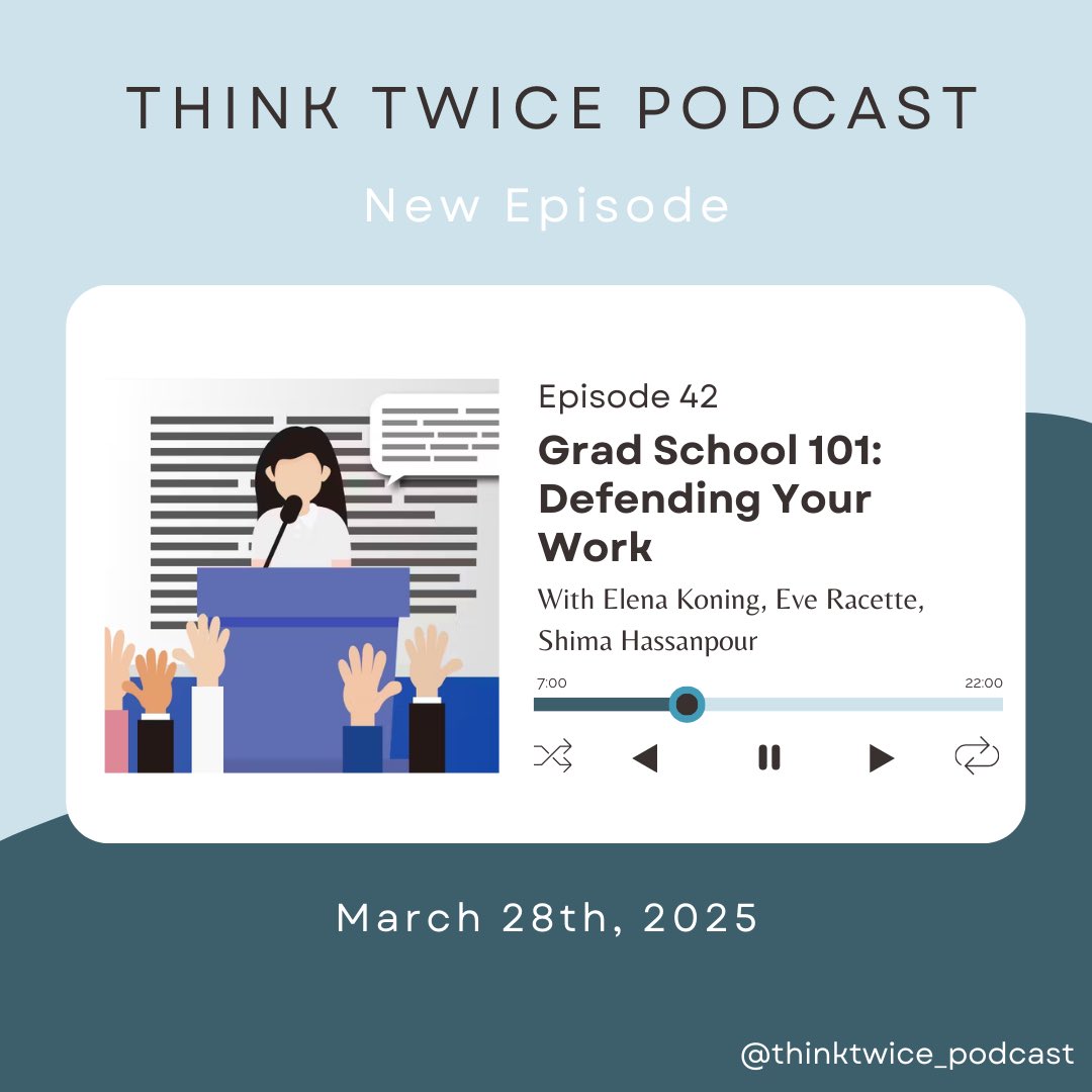How do you defend your work in graduate school? How do you answer questions about what you did and why you did it? What kind of questions would you be getting asked anyway? In this week’s episode, we discuss all these topics and our personal experiences defending our work!