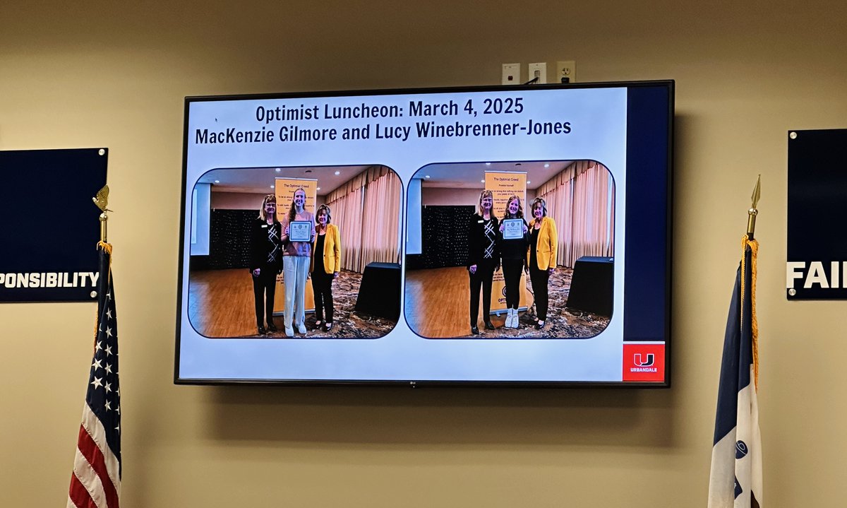 UrbandaleCSD's tweet photo. During tonight's School Board meeting, UMS Principal Dr. Modlin & UMS Social Studies Teacher Mrs. Birdwell shared highlights a/b the many engaging learning opportunities Ss have enjoyed this year. A fantastic School Showcase presentation! #UMSpride https://t.co/ADpH0vClhu