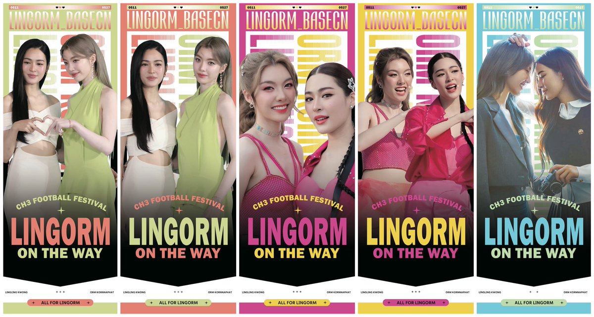 LingOrm_BaseCN's tweet photo. 💜 LingOrm x CH3 55th Anniv. ✨

Banners for food trucks, 20 in total
Which one you like the most, JKR? 🤗

#หลิงออม  #LingOrm
#หลิงหลิงคอง  #Linglingkwong
#ออมกรณ์นภัส  #Ormkornnaphat https://t.co/kJOxaIsfIn