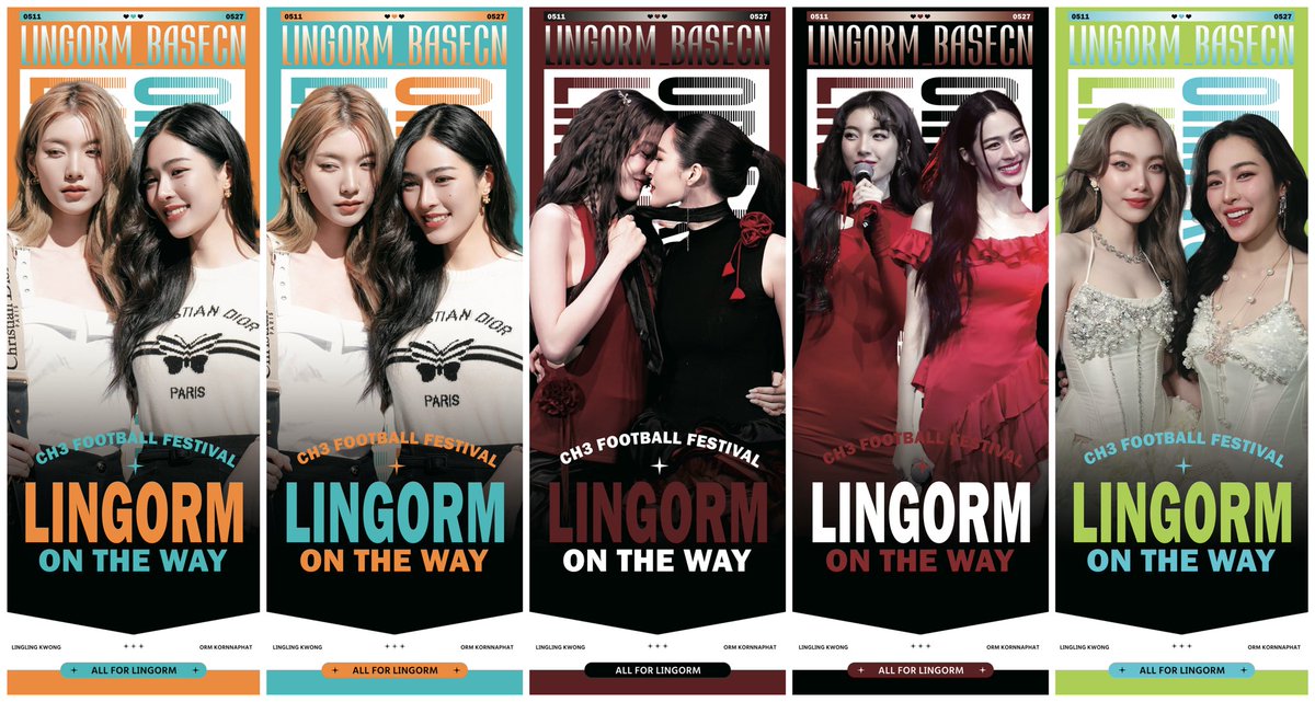 LingOrm_BaseCN's tweet photo. 💜 LingOrm x CH3 55th Anniv. ✨

Banners for food trucks, 20 in total
Which one you like the most, JKR? 🤗

#หลิงออม  #LingOrm
#หลิงหลิงคอง  #Linglingkwong
#ออมกรณ์นภัส  #Ormkornnaphat https://t.co/kJOxaIsfIn