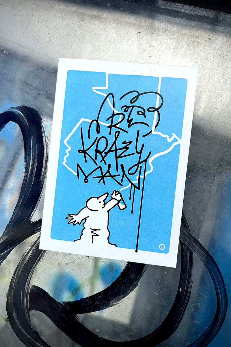 mrkrazyman's tweet image. 🇬🇹🖍️🧍🏼‍♂️
 
#art #stickerbomb #stickerart #streetart #guatemala #mrkrazyman