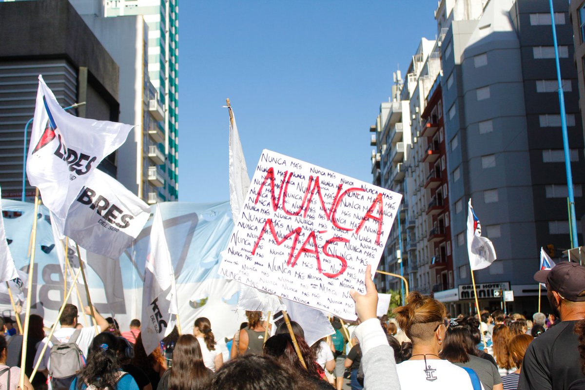 MEMORIA
VERDAD
JUSTICIA

#son30mil 
#HayQueEcharAMilei