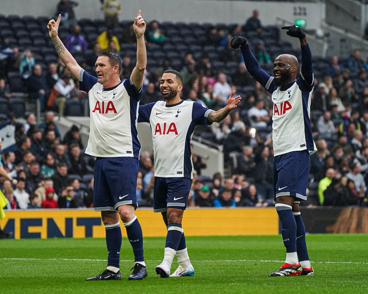 pascalchimbond1's tweet image. Amazing times with the legends for a good cause 🖐🏾 @SpursOfficial @SpursFoundation 

Until next one
