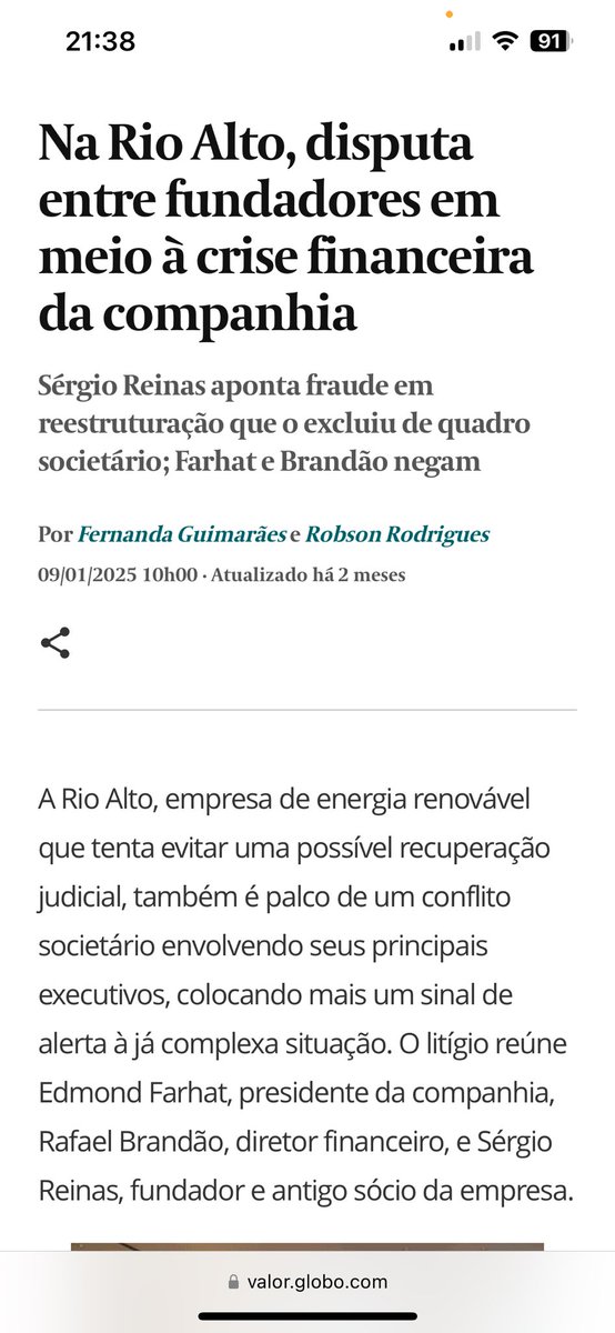 fiinewspaper's tweet photo. #editorial📰🗞️@fiinewspaper🤖
#infraestrutura🏗️🚧#Fipie
#Xpie11 #Coremas 1,4% do PL
Principal ativo da Rio Alto (complexo solar Coremas) foi bloqueado por liminar, o que impede sua venda. Outra disputa ameaça paralisar parte do complexo solar de Coremas.
https://t.co/dLPDR9vWCP https://t.co/ih5SH5weto