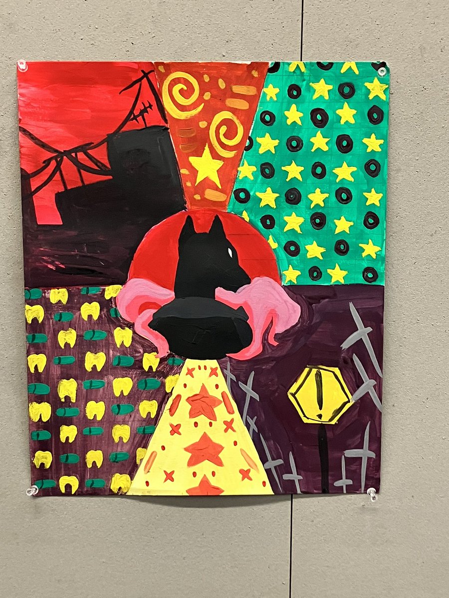 fr3sh_png's tweet photo. i totally forgot to post the doghead mural i made last year im gonna ask twitter what i should do with it 

[ #starfetchers #mural #doghead ] https://t.co/JjdvfCA8qI