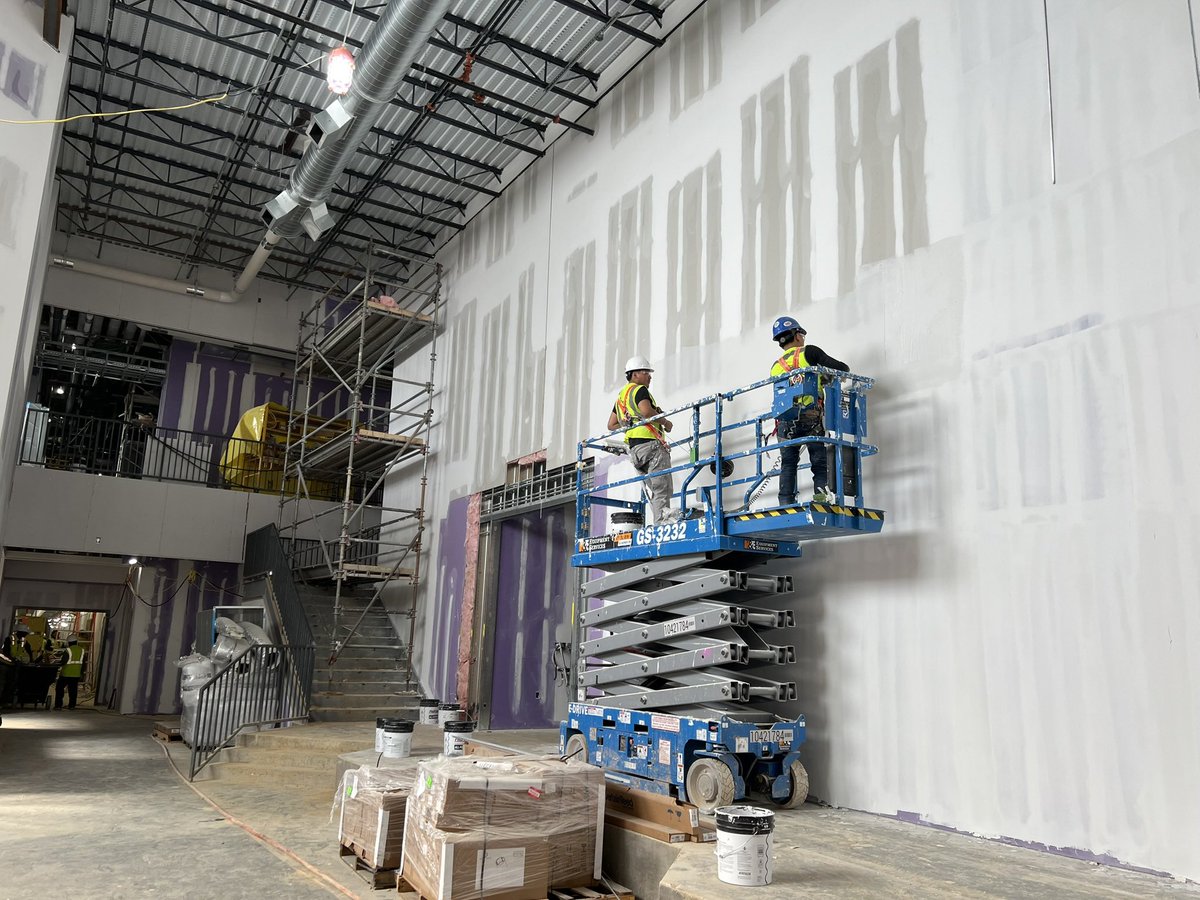 This two story lobby is going to be a show stopper.